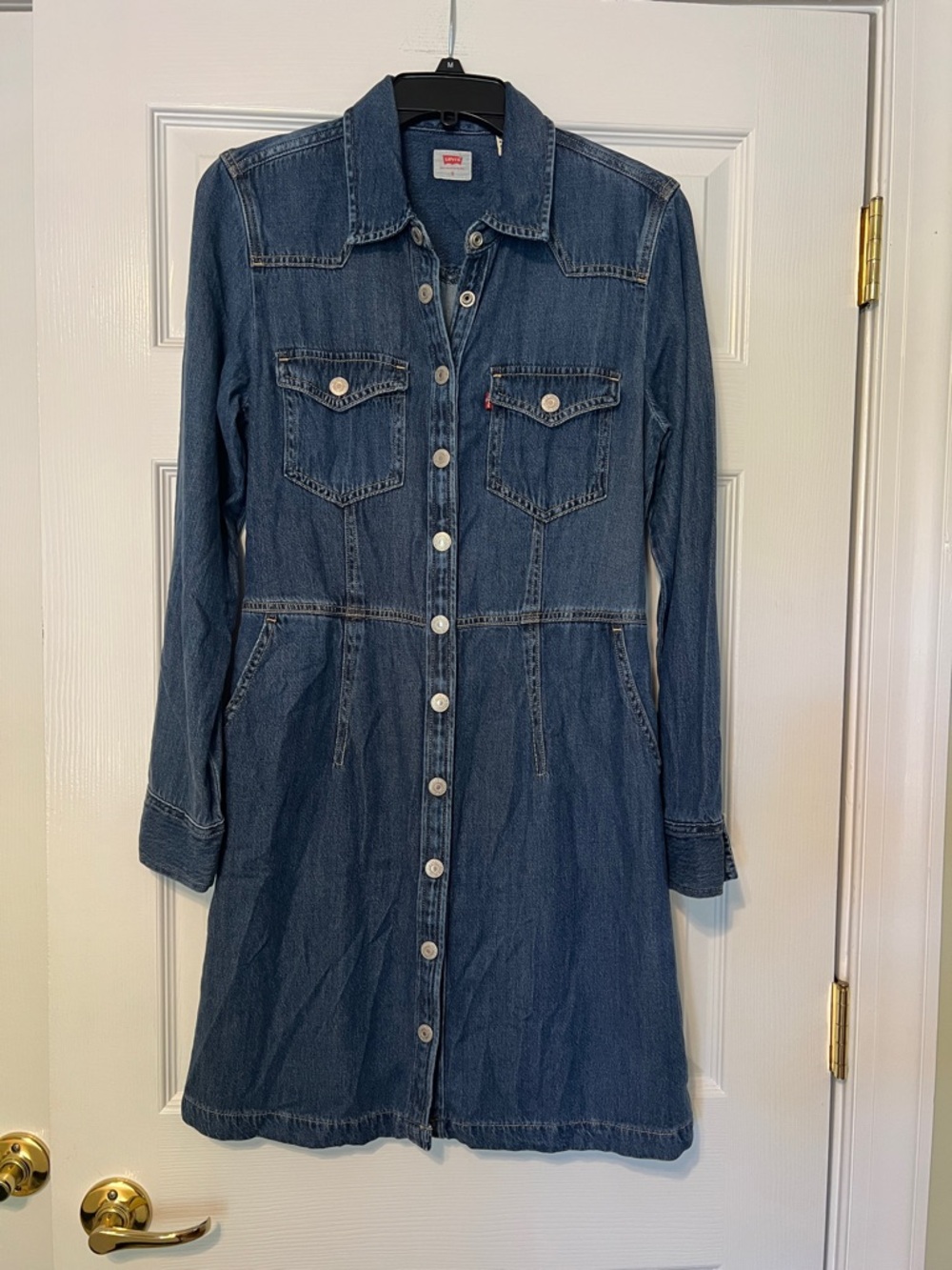 LEVI'S Western denim dress NWT size Small